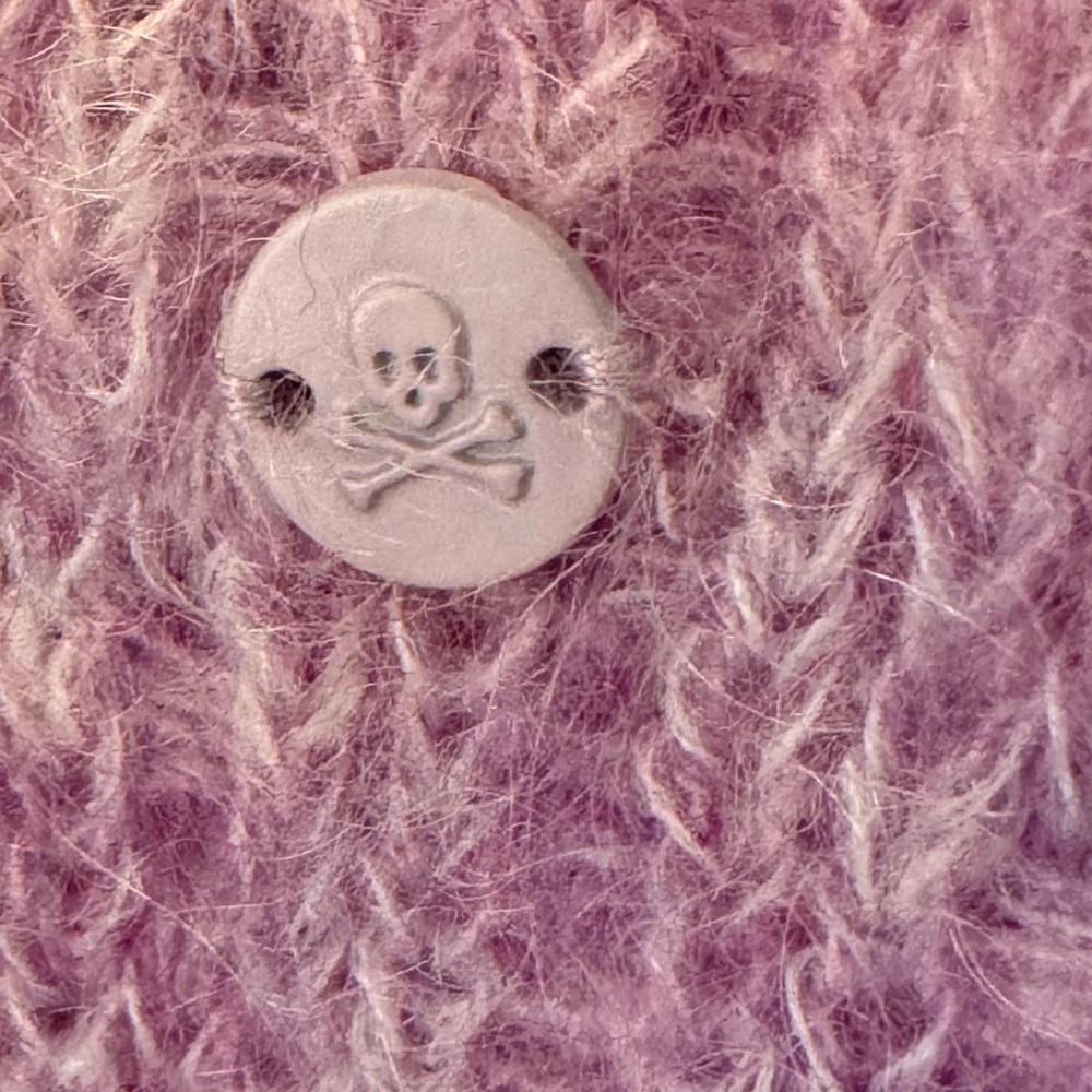 Scalpers Polo Brushed Jumper Sweater In Purple Lilac — image 5 of 8